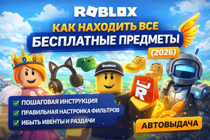 🎮 Roblox – Как находить ВСЕ бесплатные предметы (2026) | Автовыдача