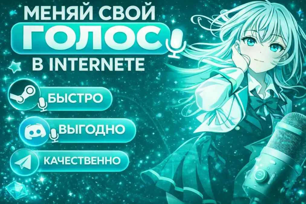 💙МЕНЯЙ СВОЙ ГОЛОС В ИНТЕРНЕТЕ 💙| ❄️АВТОВЫДАЧА ❄️ +299.999🎁